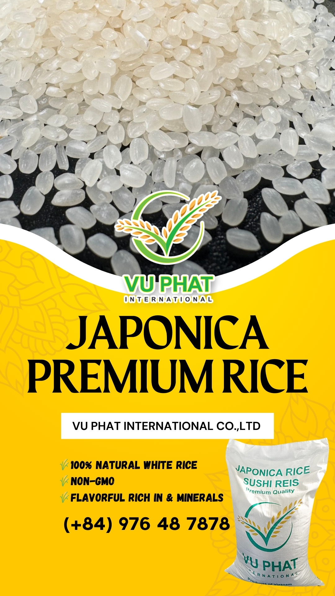 #Japonicarice #VietnamRoundGrainRice #VuPhatInternationalcoltd #Vietnamriceexporter #reel #reelsfbシ #reelsfacebook #reelsfypシ #reelsviral #reelsfb #reelsviralシ #reelsvideoシ